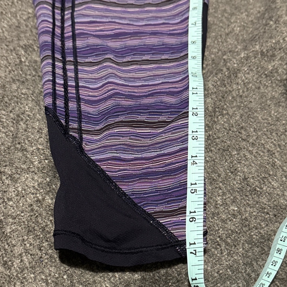 lululemon athletica Purple Striped Leggings - Picture 7 of 7
